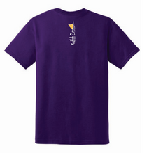 Redfish Zone! Redfish Tail T-Shirt 100% Polyester! Purple